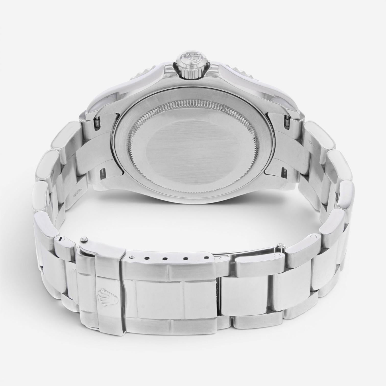 Rolex Yacht-Master Stainless Steel & Platinum Automatic Men's Watch 16622
