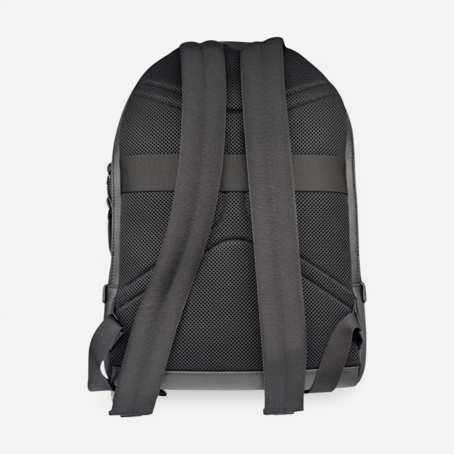 Salvatore Ferragamo Men's 704181 Black Leather Backpack MSRP $2300 - THE SOLIST