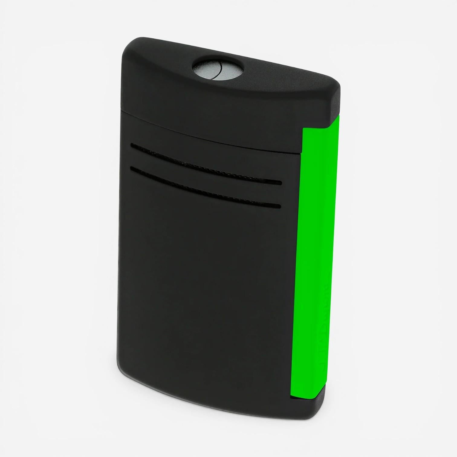 S.T. Maxijet Fluo Matte Black & Neon Green Lighter