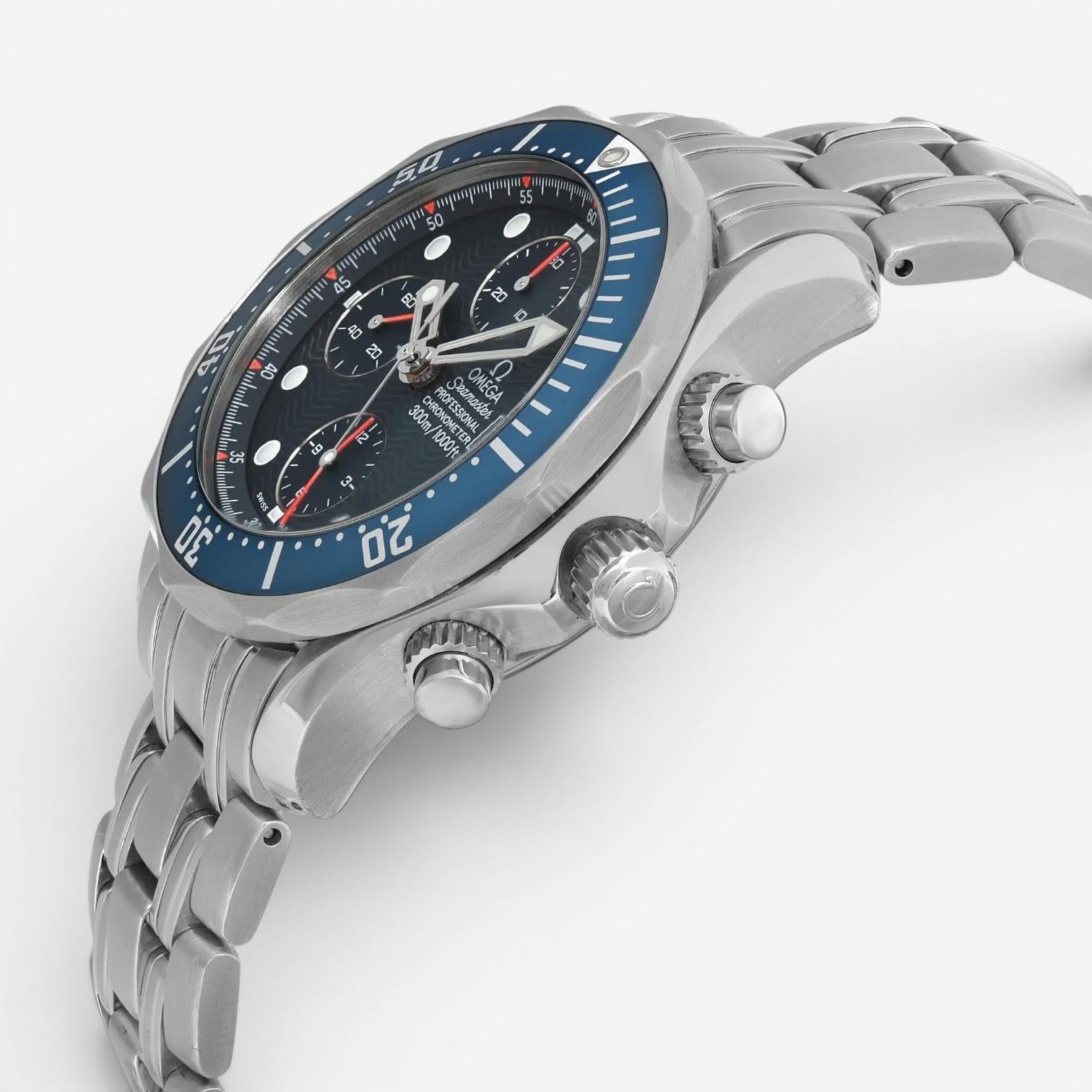 Omega Seamaster Diver 300 Chronograph Stainless Steel Automatic Men's Watch 2599