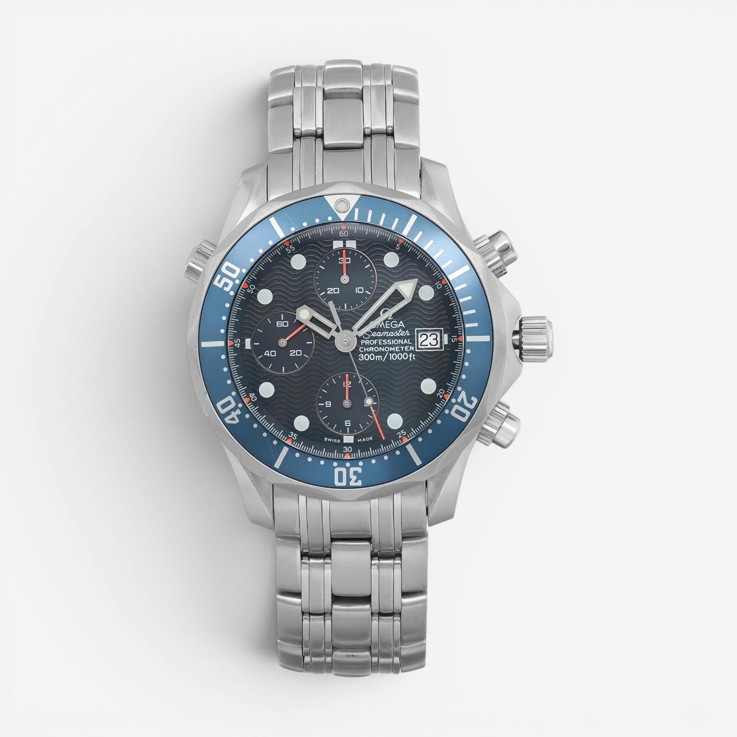 Omega Seamaster Diver 300 Chronograph Stainless Steel Automatic Men's Watch 2599