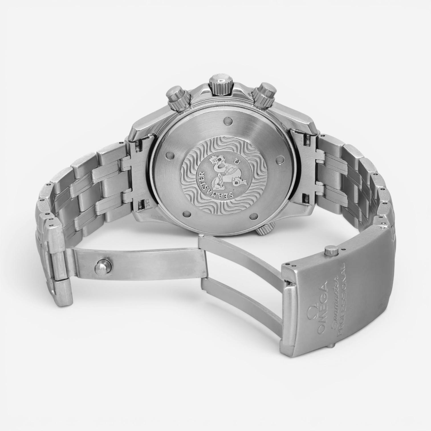 Omega Seamaster Diver 300 Chronograph Stainless Steel Automatic Men's Watch 2599