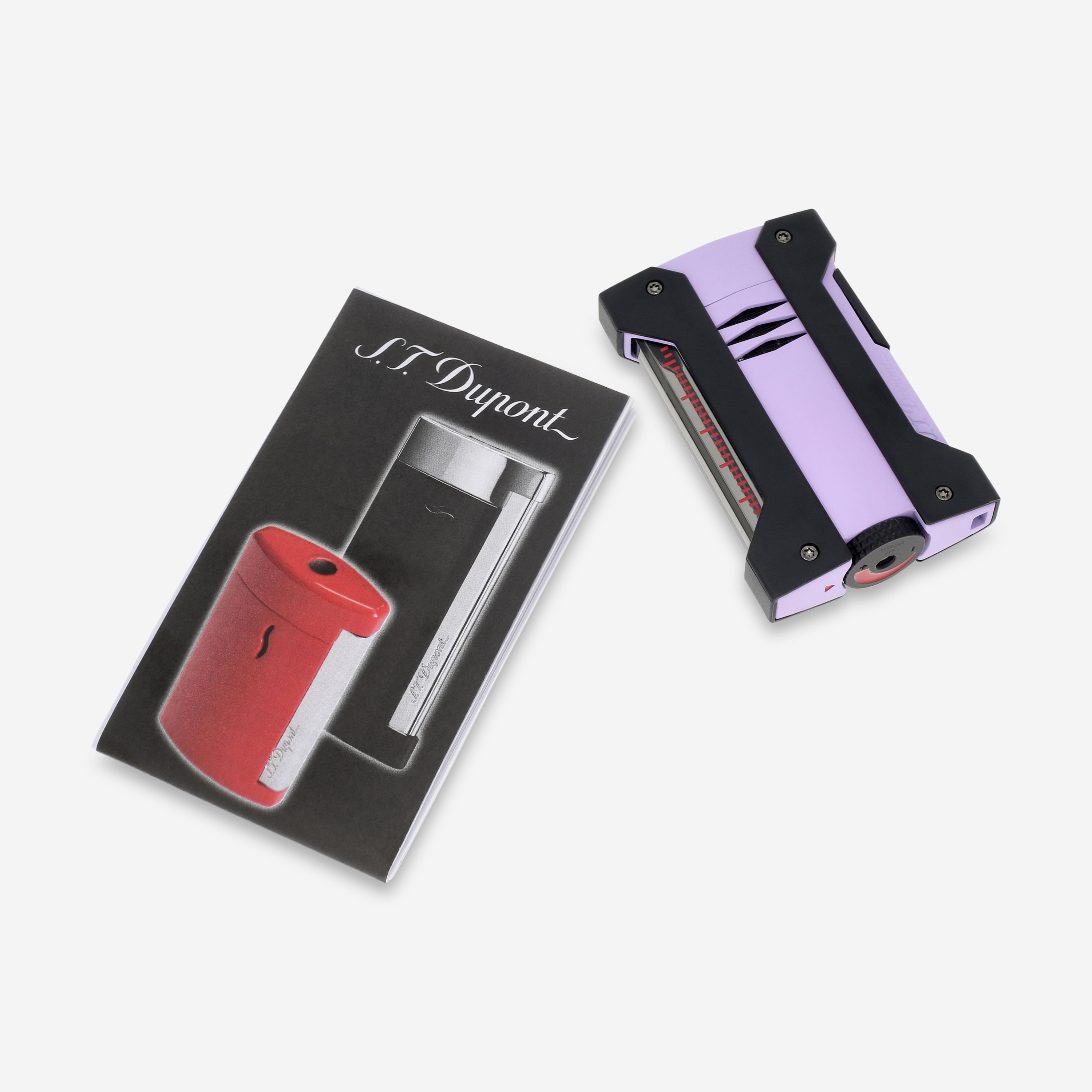 S.T. Dupont Defi Extreme Matte Black Purple Metal Lighter 021465