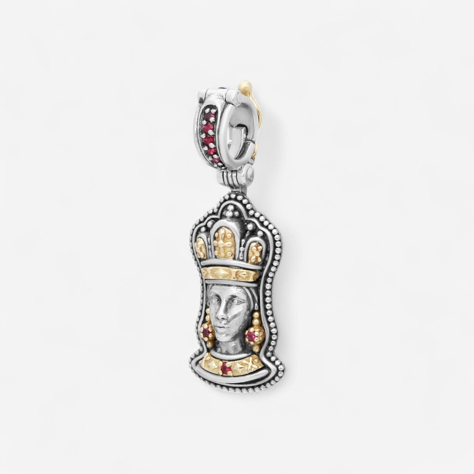 Konstantino Dome Sterling Silver & 18K Yellow Gold Corundum Pendant MEKJ739-538