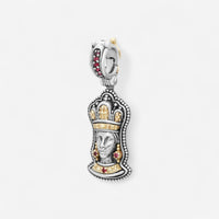 Konstantino Dome Sterling Silver & 18K Yellow Gold Corundum Pendant MEKJ739-538