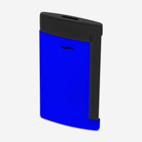 S.T. Dupont Slim 7 Fluo Neon Blue Matte Black Metal Lighter 027771