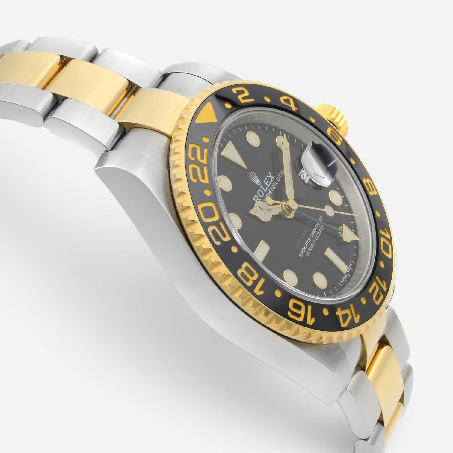 Rolex GMT-Master II Stainless Steel & 18K Yellow Gold Automatic Men's Watch 1167