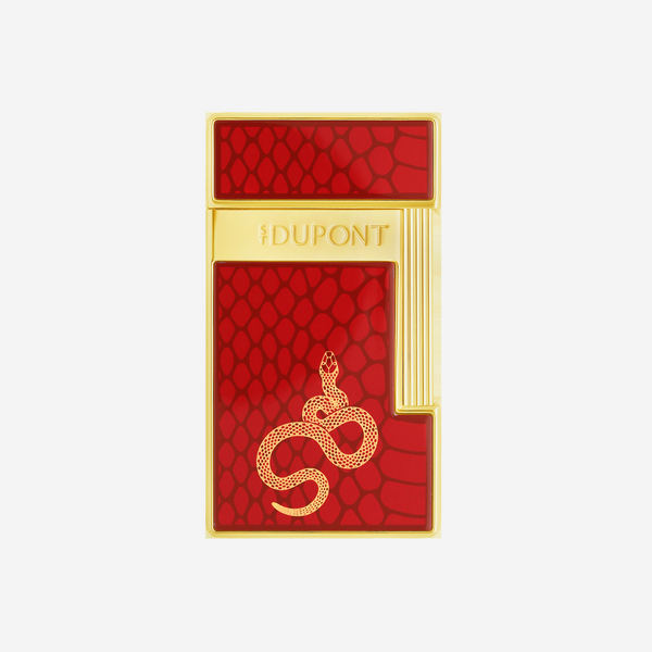 S.T. Dupont Slimmy Year Of The Snake Red Lacquered Lighter 28075 - THE SOLIST