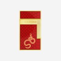 S.T. Dupont Slimmy Year Of The Snake Red Lacquered Lighter 28075