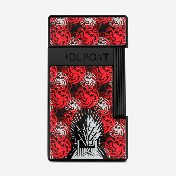 S.T. Dupont Slimmy Noble Houses Targaryen Black Zamak Brass Lighter 028112