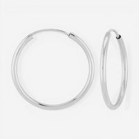 Ina Mar 14K White Gold Endless Hoop Earrings 03/286W