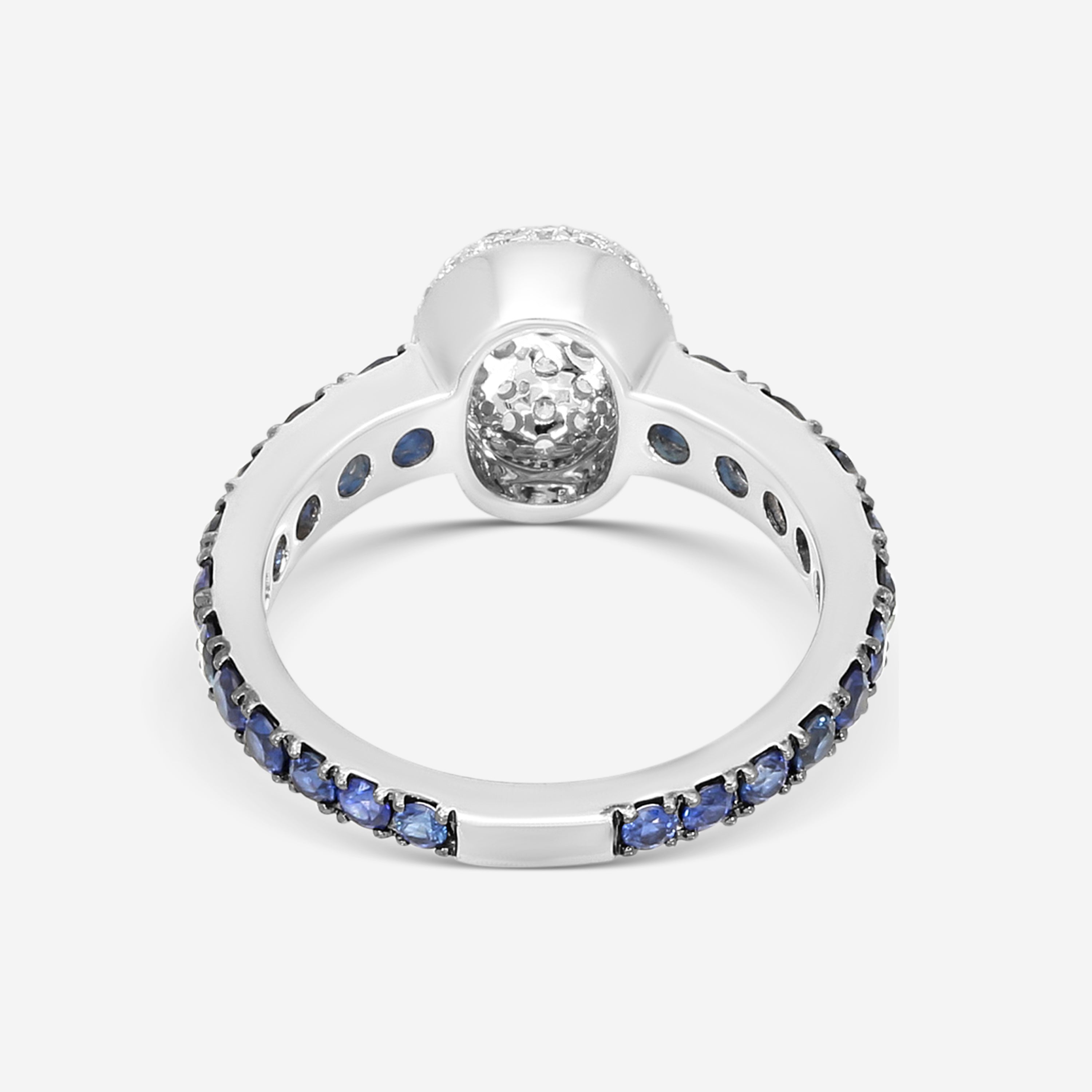 Crivelli Girodito 18K White Gold Sapphire & Diamond Ring Sz. 6.75 035-R22687 - THE SOLIST