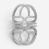 Messika New Amazone 18K White Gold Diamond Statement Ring Sz. 6.75 5469-WG-54