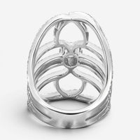 Messika New Amazone 18K White Gold Diamond Statement Ring Sz. 6.75 5469-WG-54
