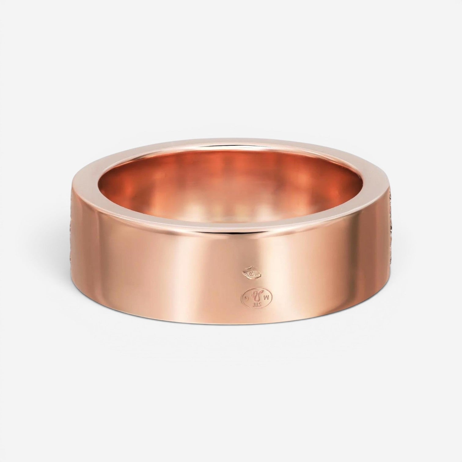 Messika Spiky 18K Rose Gold Diamond Band Ring Sz. 6.25 05437-PG-52