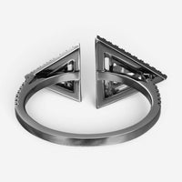 Messika Thea Toi & Moi 18K Blackened White Gold Diamond Ring Sz. 6.75 06500-0BG