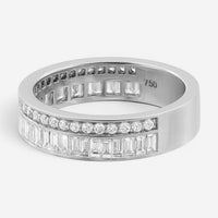 Messika Liz 18K White Gold Diamond Band Ring Sz. 6.5 V014261