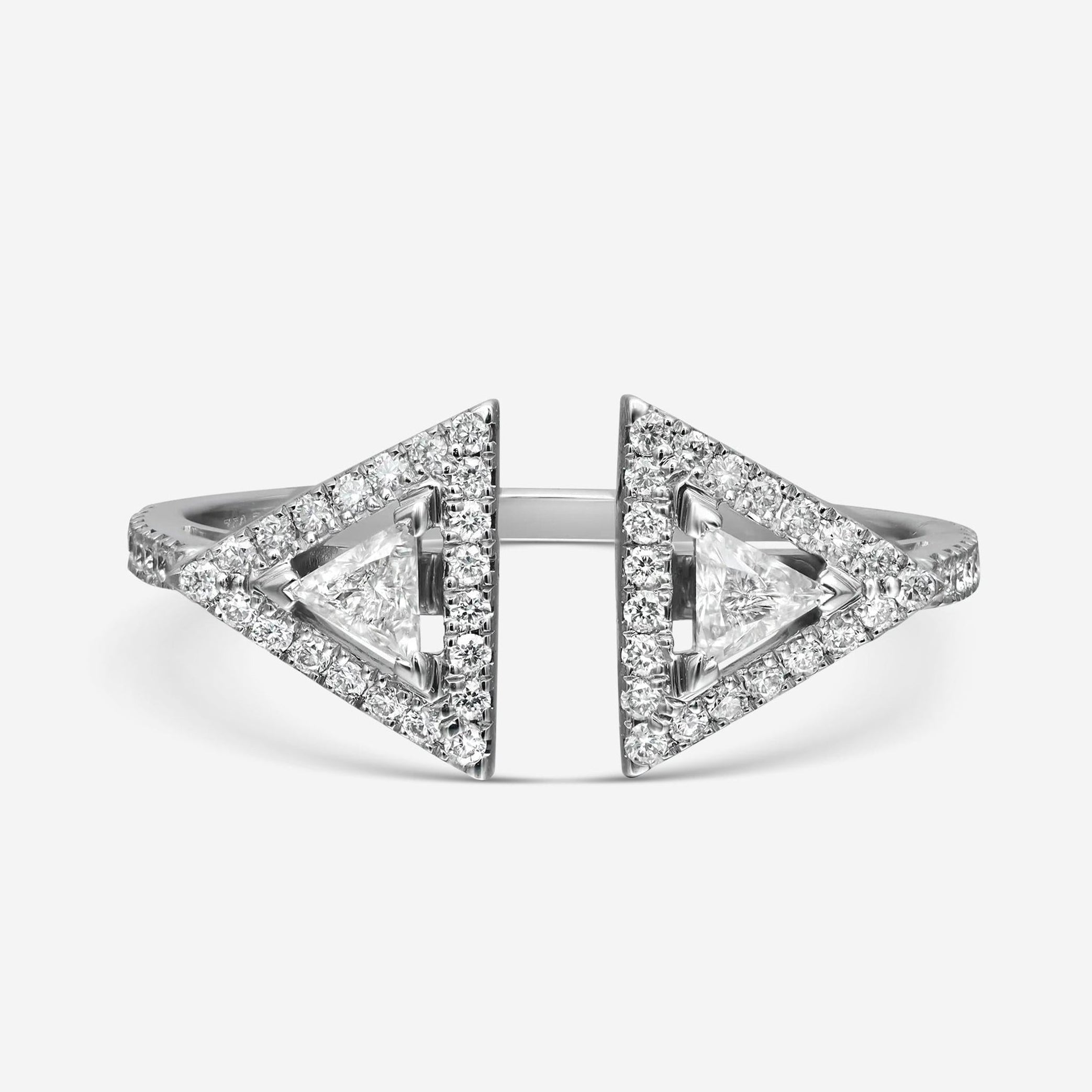 Messika Thea 18K White Gold Diamond Ring Sz. 6.5 06444-WG-52
