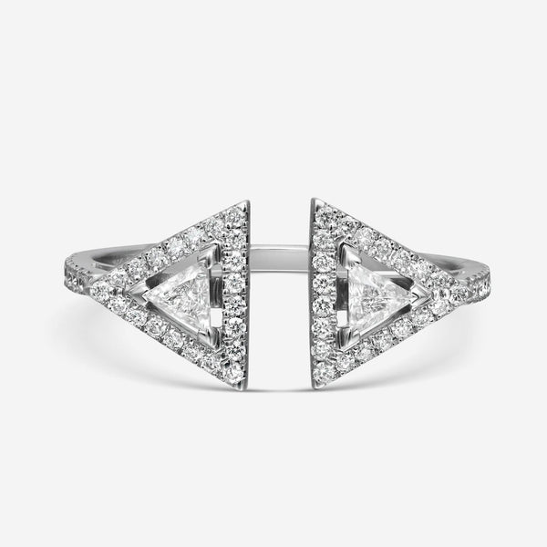 Messika Thea 18K White Gold Diamond Ring Sz. 6.5 06444-WG-52