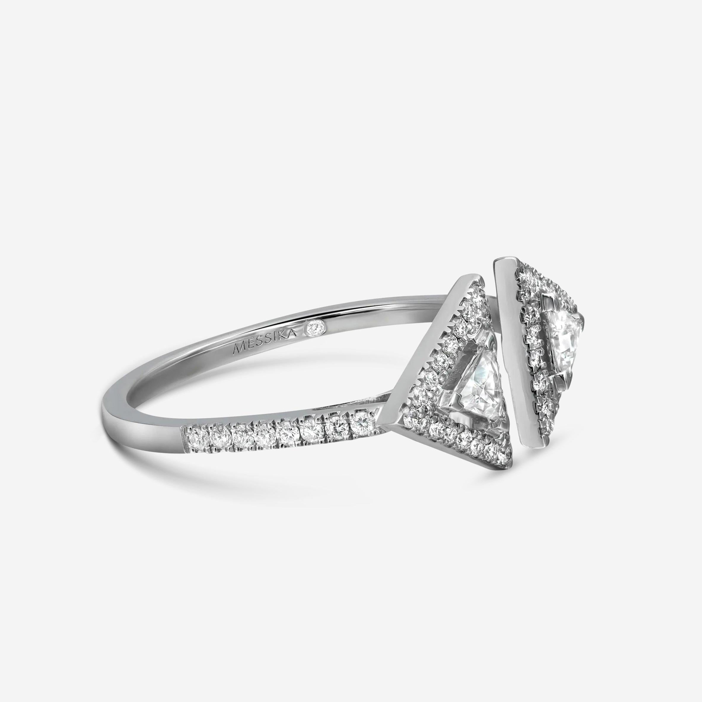 Messika Thea 18K White Gold Diamond Ring Sz. 6.5 06444-WG-52