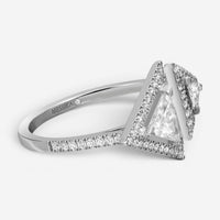 Messika Thea Toi & Moi 18K White Gold Diamond Ring Sz. 6 V014469