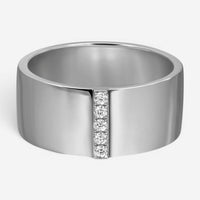 Messika Kate 18K White Gold Diamond Band Ring Sz. 6 06149-WG-52
