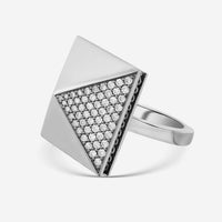 Messika Spiky 18K Blackened White Gold Diamond Cocktail Ring Sz. 6.5 05640-BG-53