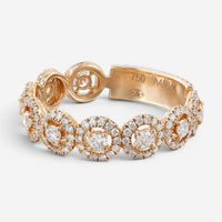 Messika All Joy 18K Rose Gold Diamond Band Ring Sz. 7.25 05495-PG-55