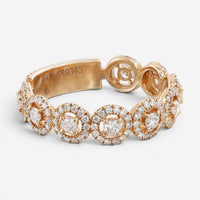 Messika All Joy 18K Rose Gold Diamond Band Ring Sz. 7.25 05495-PG-55