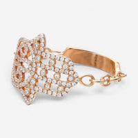 Messika Faith 18K Rose Gold Diamond Hamsa Ring Sz. 6 04465-PG-52