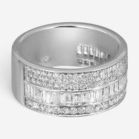 Messika Liz 18K White Gold Diamond Band Ring Sz. 6.25 05899-WG-52