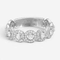 Messika All Joy 18K White Gold Diamond Band Ring 05495-WG-53