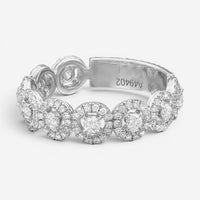 Messika All Joy 18K White Gold Diamond Band Ring 05495-WG-53