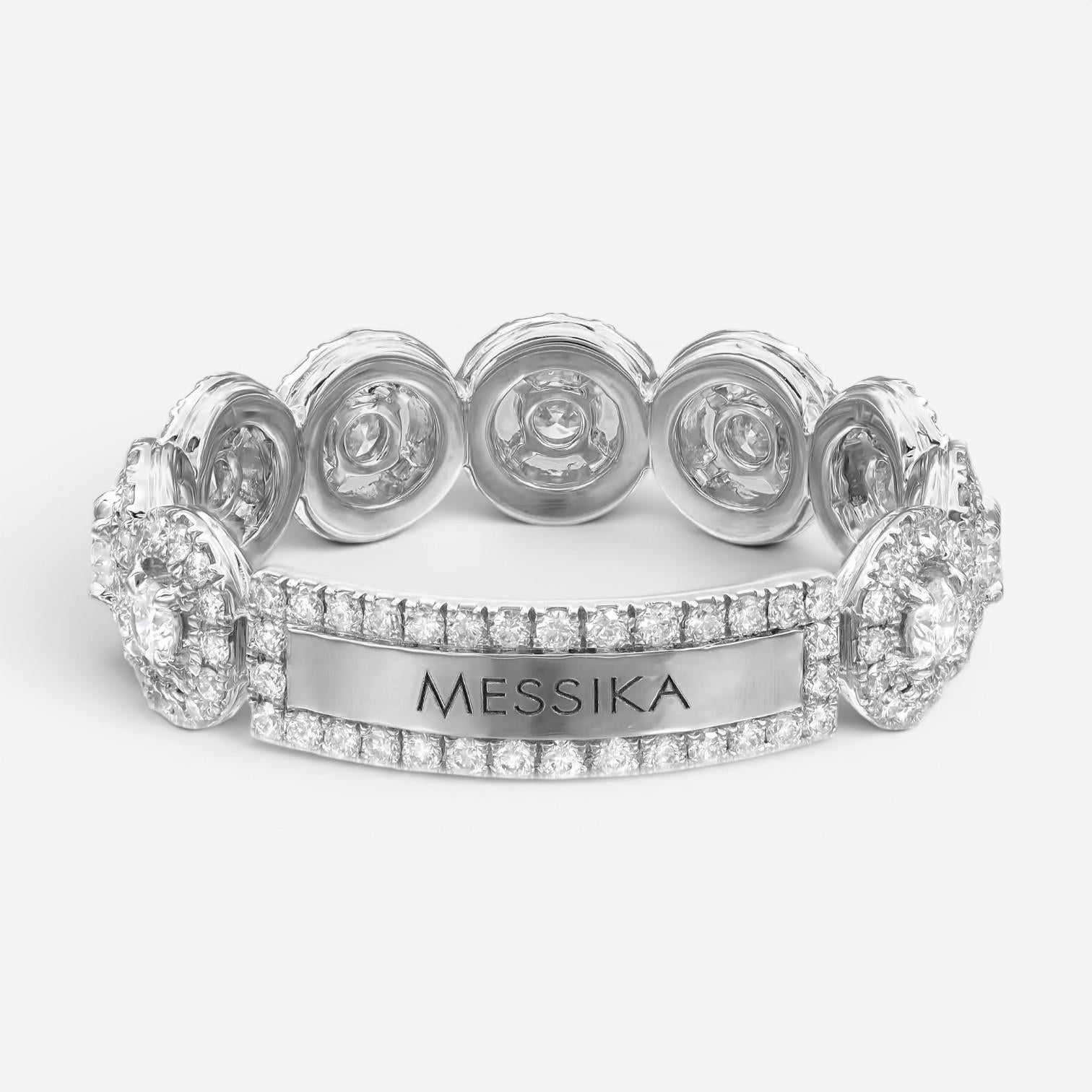 Messika All Joy 18K White Gold Diamond Band Ring 05495-WG-53