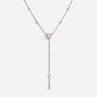 Messika Cravate Thea 18K Rose Gold Diamond Lariat Necklace 06467-PG