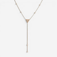 Messika Cravate Thea 18K Rose Gold Diamond Lariat Necklace 06467-PG