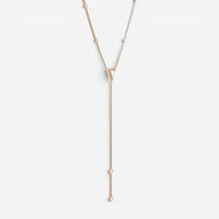 Messika Cravate Thea 18K Rose Gold Diamond Lariat Necklace 06467-PG