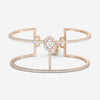 Messika Glam'Azone 18K Rose Gold Diamond Cuff Bracelet 07428-PG-S