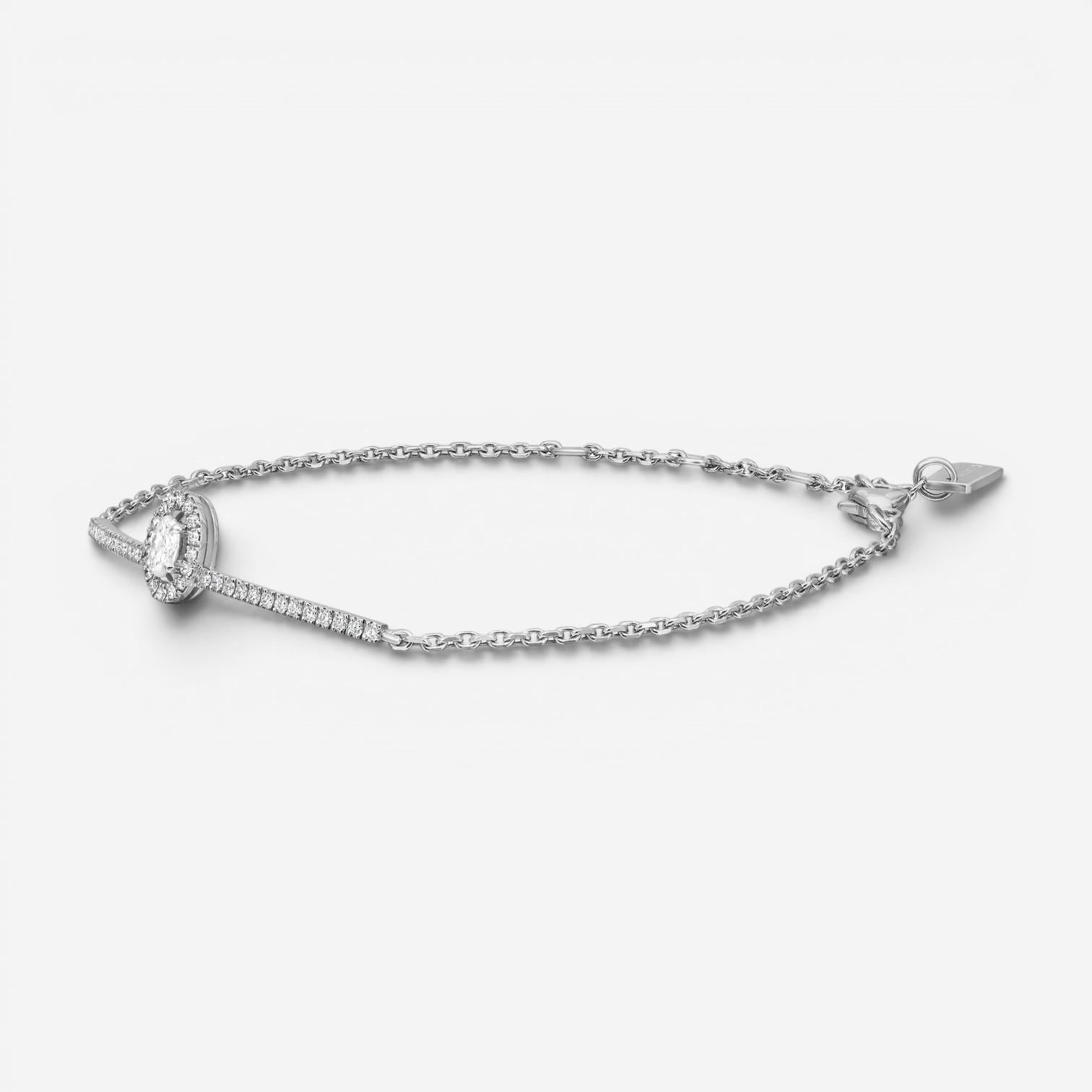 Messika Glam'Azone 18K White Gold Diamond Bracelet 06177-WG