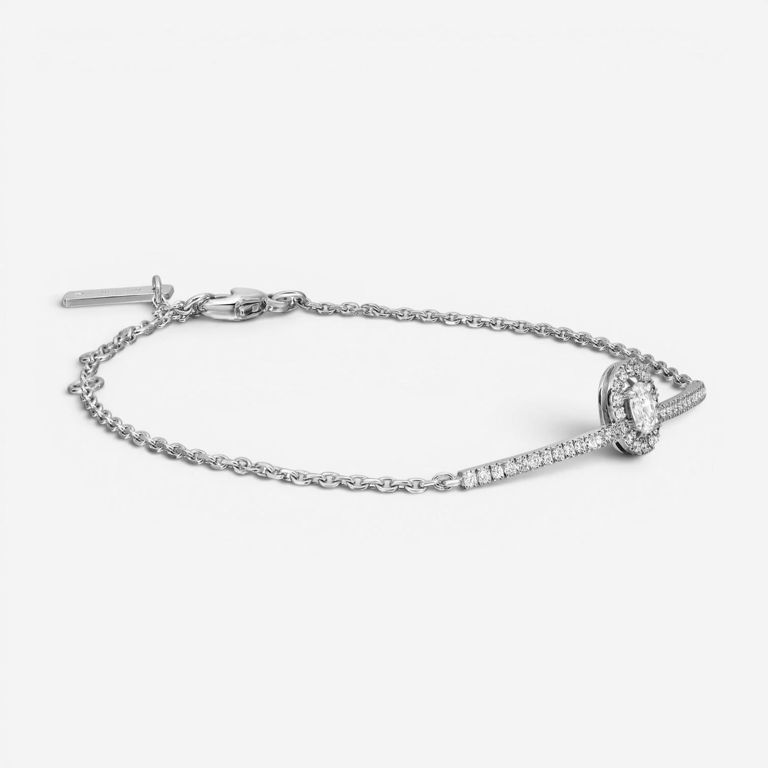 Messika Glam'Azone 18K White Gold Diamond Bracelet 06177-WG