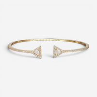Messika Thea Skinny 18K Yellow Gold Diamond Cuff Bracelet 06491-YG-M