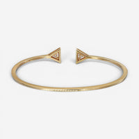 Messika Thea Skinny 18K Yellow Gold Diamond Cuff Bracelet 06491-YG-M