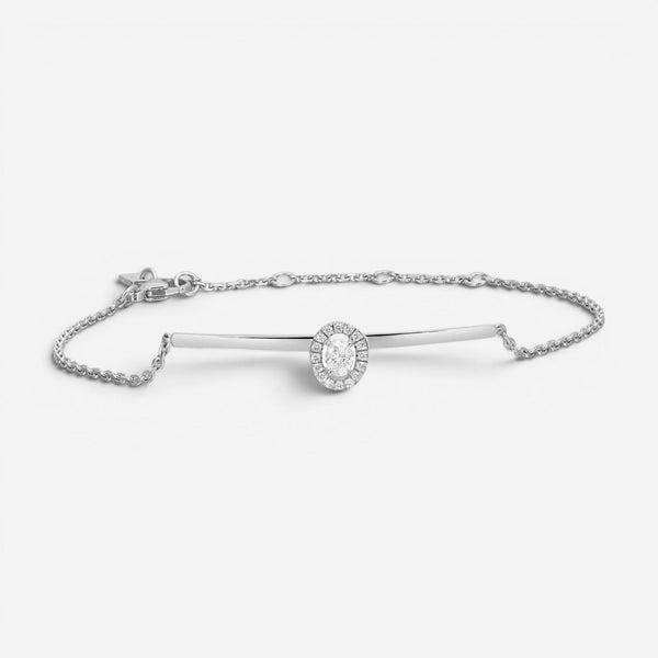 Messika Glam'Azone 18K White Gold Diamond Chain Bracelet 06176-WG