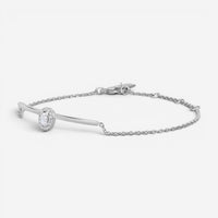 Messika Glam'Azone 18K White Gold Diamond Chain Bracelet 06176-WG