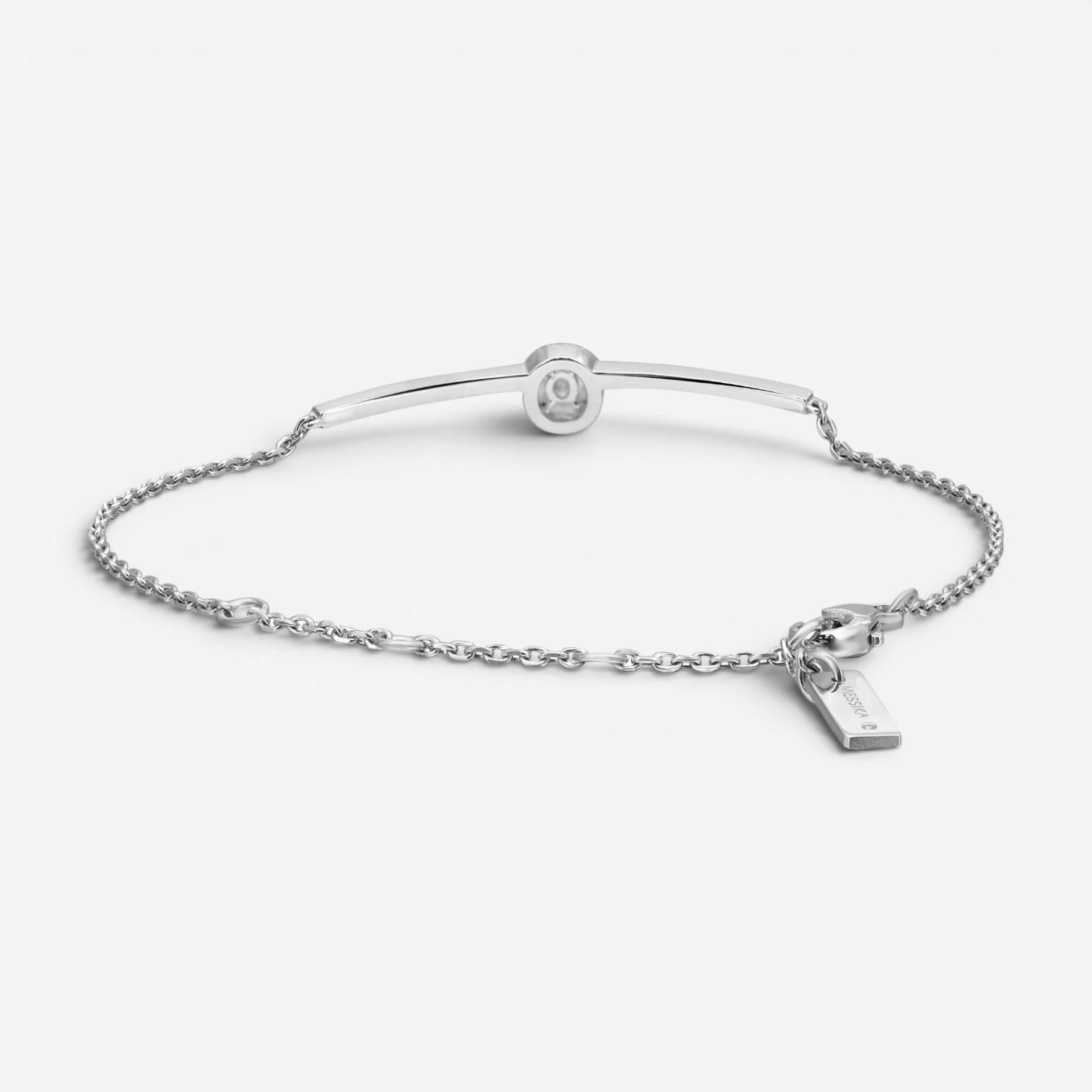 Messika Glam'Azone 18K White Gold Diamond Chain Bracelet 06176-WG