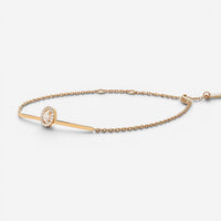 Messika Glam'Azone 18K Rose Gold Diamond Chain Bracelet 06176-PG