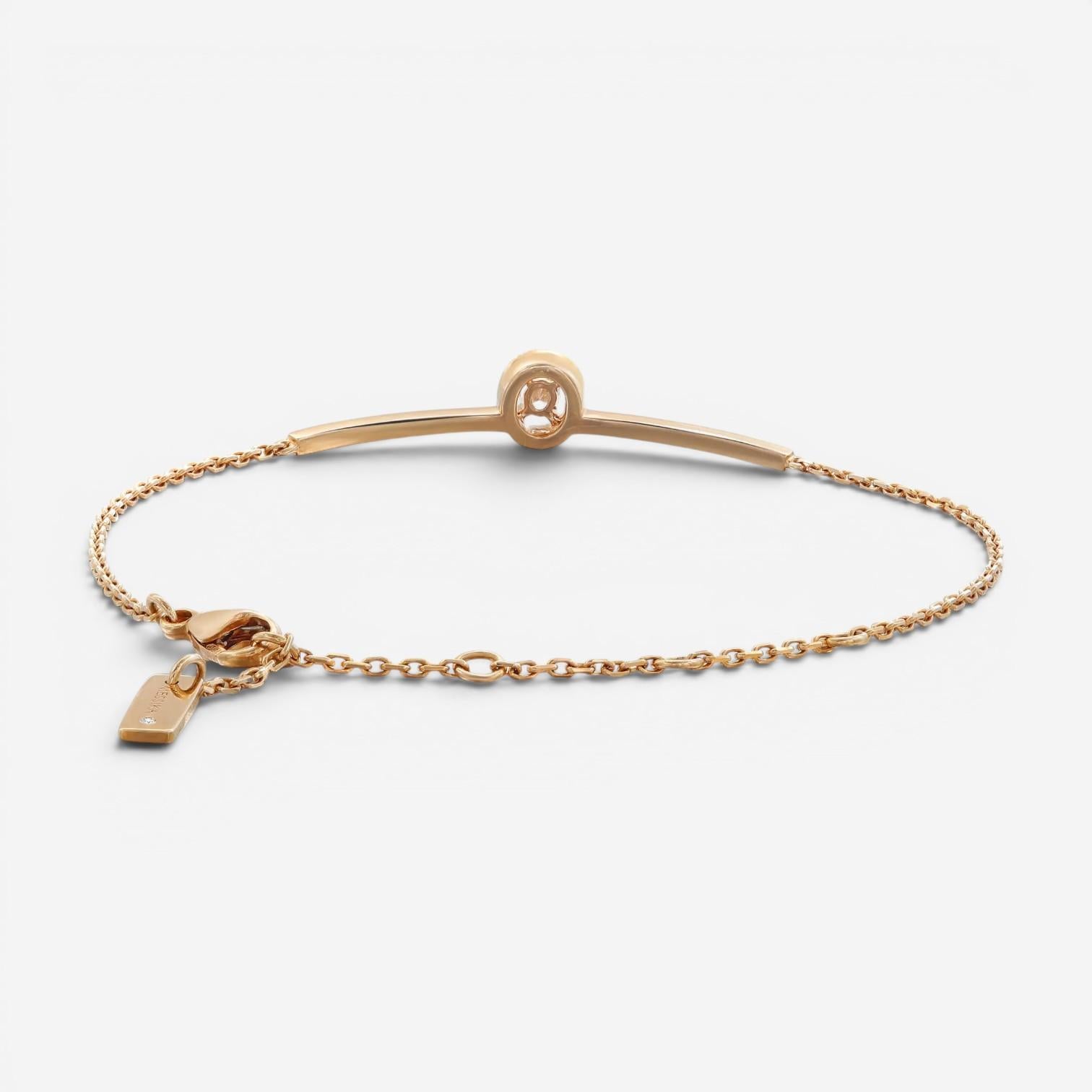 Messika Glam'Azone 18K Rose Gold Diamond Chain Bracelet 06176-PG