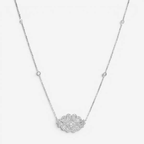Messika Sultane 18K White Gold Diamond Pendant Necklace 05238-WG