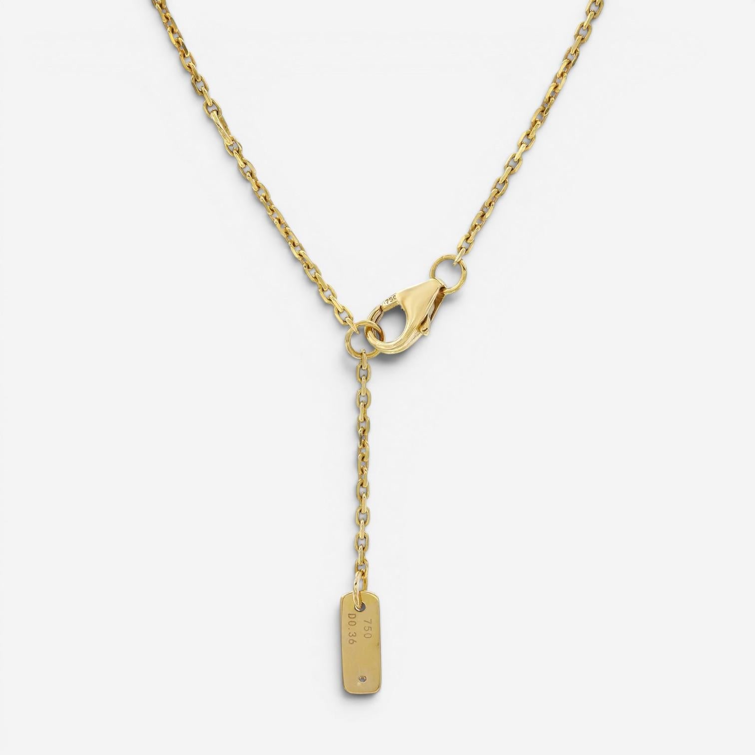 Messika Kate 18K Rose Gold Diamond Bar Pendant Necklace 05818-PG