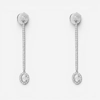 Messika Glam'Azone 18K White Gold Diamond Drop Earrings 05627-WG